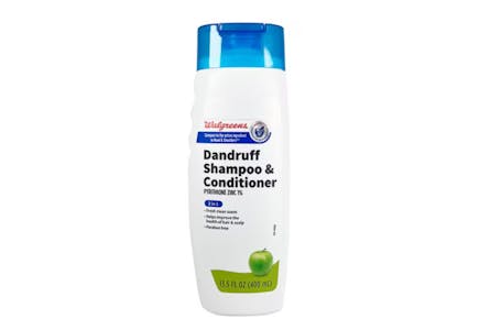 2 Walgreens Brand Dandruff Shampoos