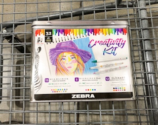 creativity kit in a cart