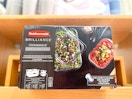 rubbermaid brilliance 10 piece set sitting on a table at target