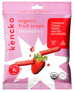 2 Kencko Fruit Snaps Packs