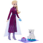 Frozen Elsa & Polar Bear Doll Set