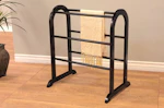 Espresso Quilt Rack