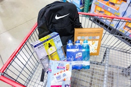 costco august clearance nike backpack meyers soap and more in shopping cart