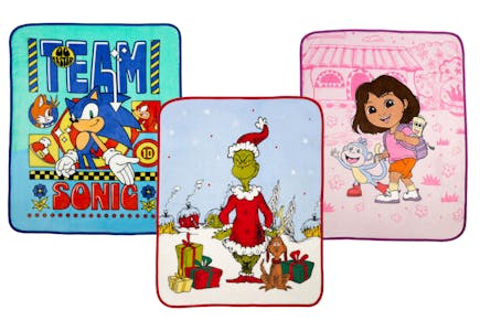Kids' Character Throw Blanket