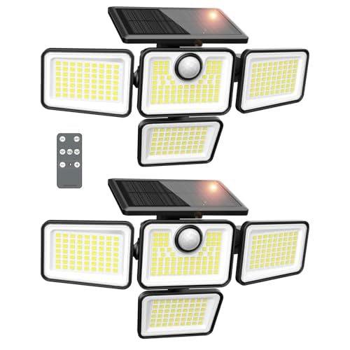 Solar Security Lights 2-Pack