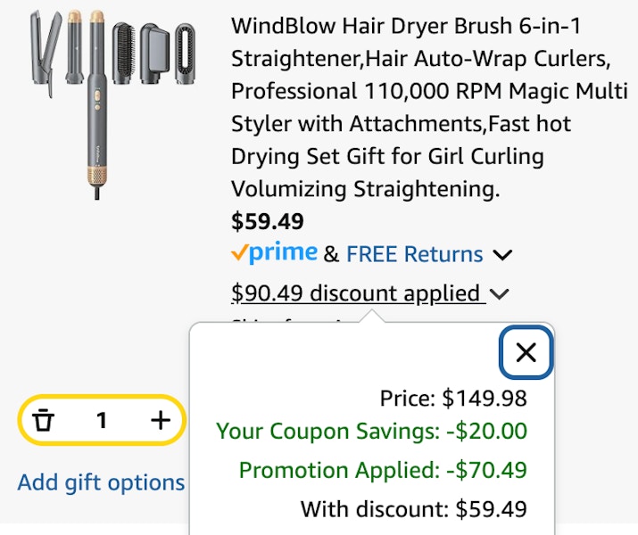 Hair Dryer Brush