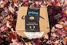 amazon package on leaves