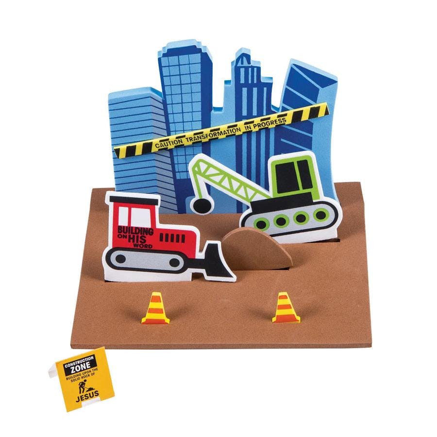 3D Construction Craft Kit