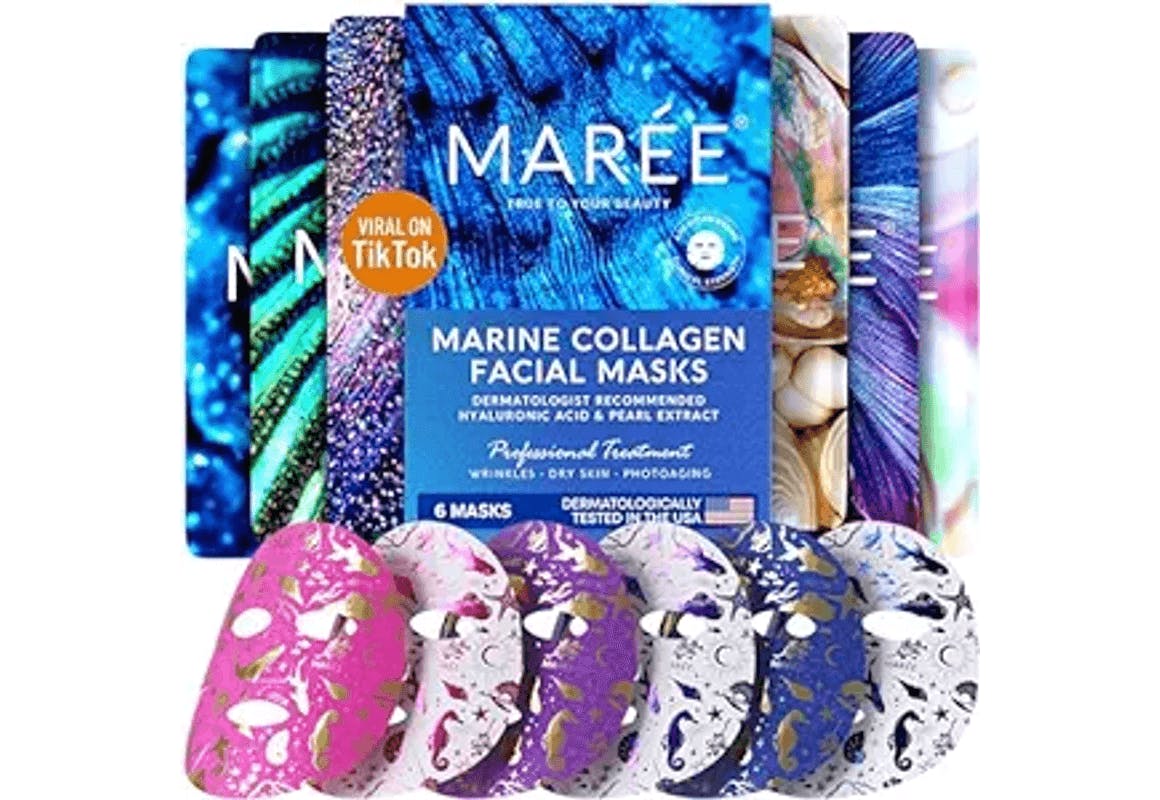 Maree Marine Collagen Facial Masks