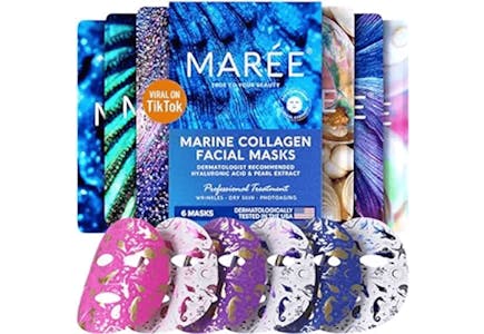 Maree Marine Collagen Facial Masks
