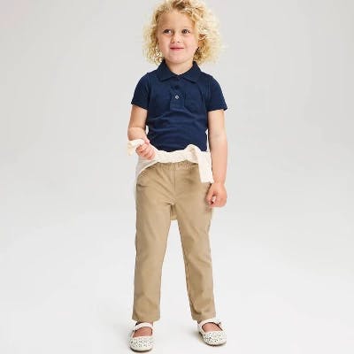 Cat & Jack Toddler Skinny Uniform Pants