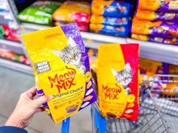 Meow Mix Cat Food Bags, as Low as $4.22 at Walmart + Fetch Rewards card image