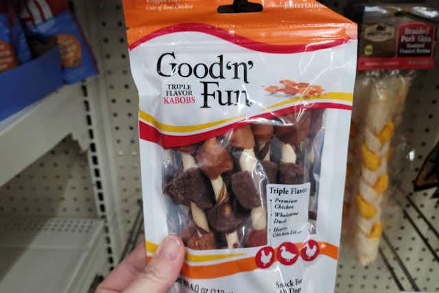 Good n Fun Dog Treats, as Low as $2.59 on Amazon card image