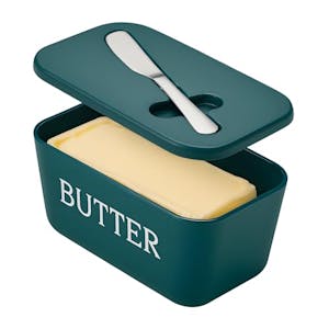 Butter Dish with Lid and Knife