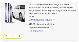 car scratch pen