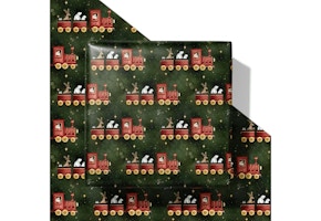 Vintage Train Wrapping Paper