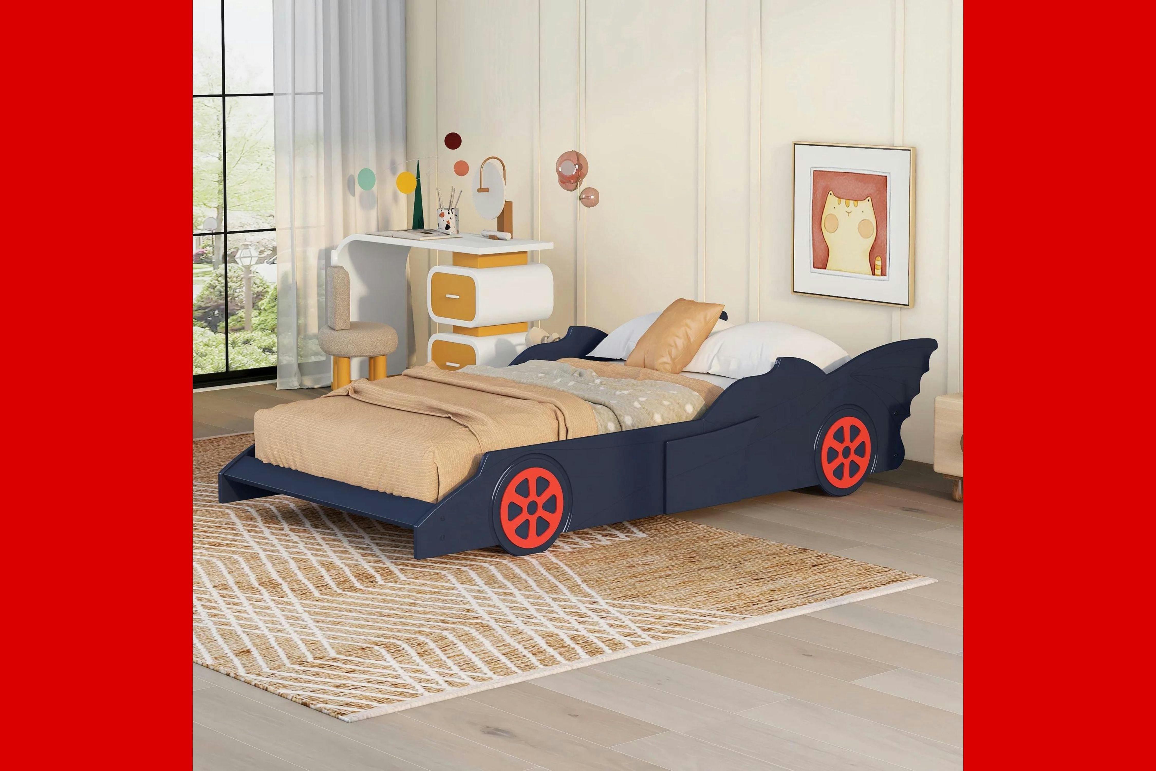 This Wood Race Car Bed Is Only $134 at Walmart (Save 33%) - The Krazy ...