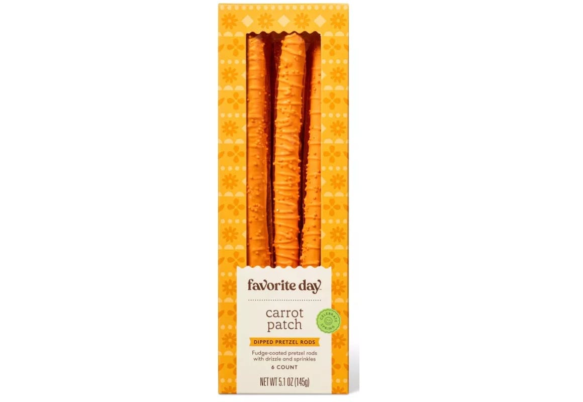 Favorite Day Carrot Patch Pretzel Rods