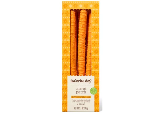 Favorite Day Carrot Patch Pretzel Rods