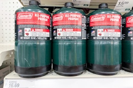 Coleman All-Purpose Propane Gas Cylinders, as Low as $3.62 at Target card image