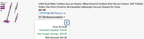 Cart vacuum