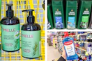 dollar general irish spring, colgate, mielle 3-photo collage