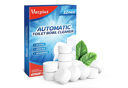 Vacplus Toilet Bowl Cleaner Tablets