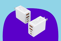 B0D3QDHGR2 Charging Blocks set of 2 with 2 USB-A and 2 USB-C ports on each