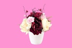 Stock image of the My Texas House Artificial Rose Floral Arrangement 
