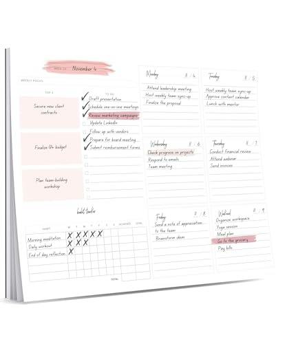 Weekly Planner Notepad