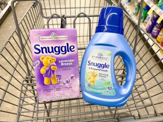 snuggle laundry items in walgreens cart
