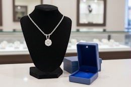 a diamond necklace from superjeweler