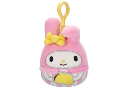 Squishmallows Sanrio My Melody Taco Clip On