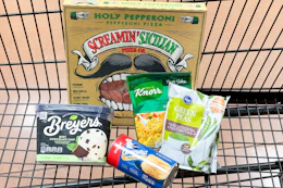 fred meyer matchup groceries in shopping cart