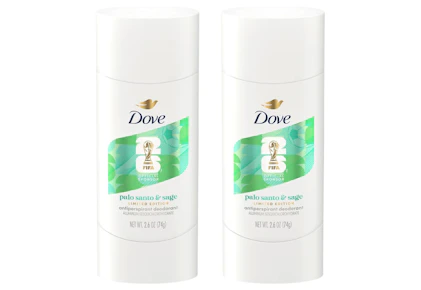 2 Dove Deodorant Sticks