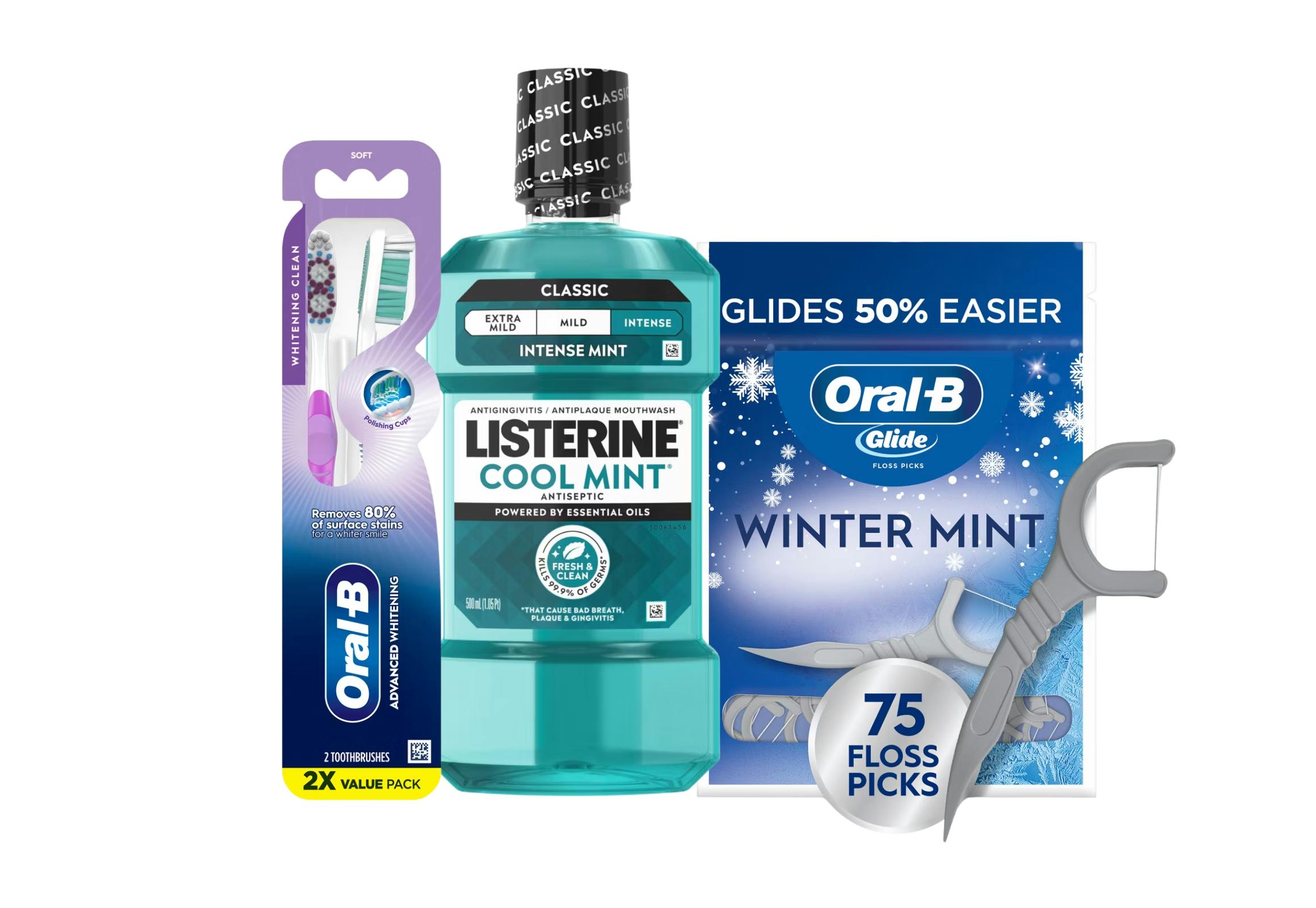 3 Oral Care Items