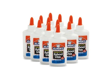 Elmer's School Glue 12-Pack