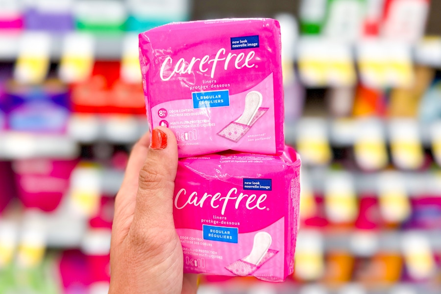 carefree liners walgreens