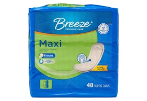 2 Breeze Maxi Pads Packs