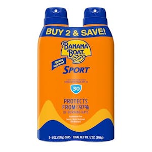 Banana Boat Sport Sunscreen Spray 2-Pack
