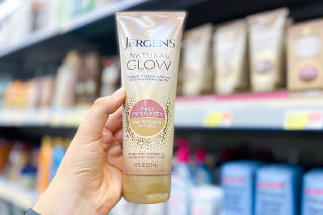 Jergens Tanning Lotion: 2 Bottles, as Low as $12.80 on Amazon card image