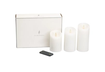 Luminara Flameless Pillar Candles