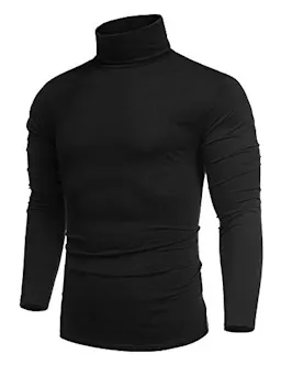 COOFANDY Men's Turtleneck Tee