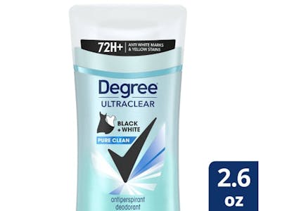 Degree Ultra Clear Deodorant