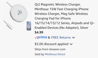 Amazon Magnetic Wireless Charger 2025