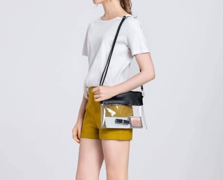 clear crossbody