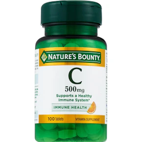 2 Nature's Bounty Vitamin C Bottles