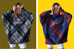 NFL Sherpa Hoodie Blanket