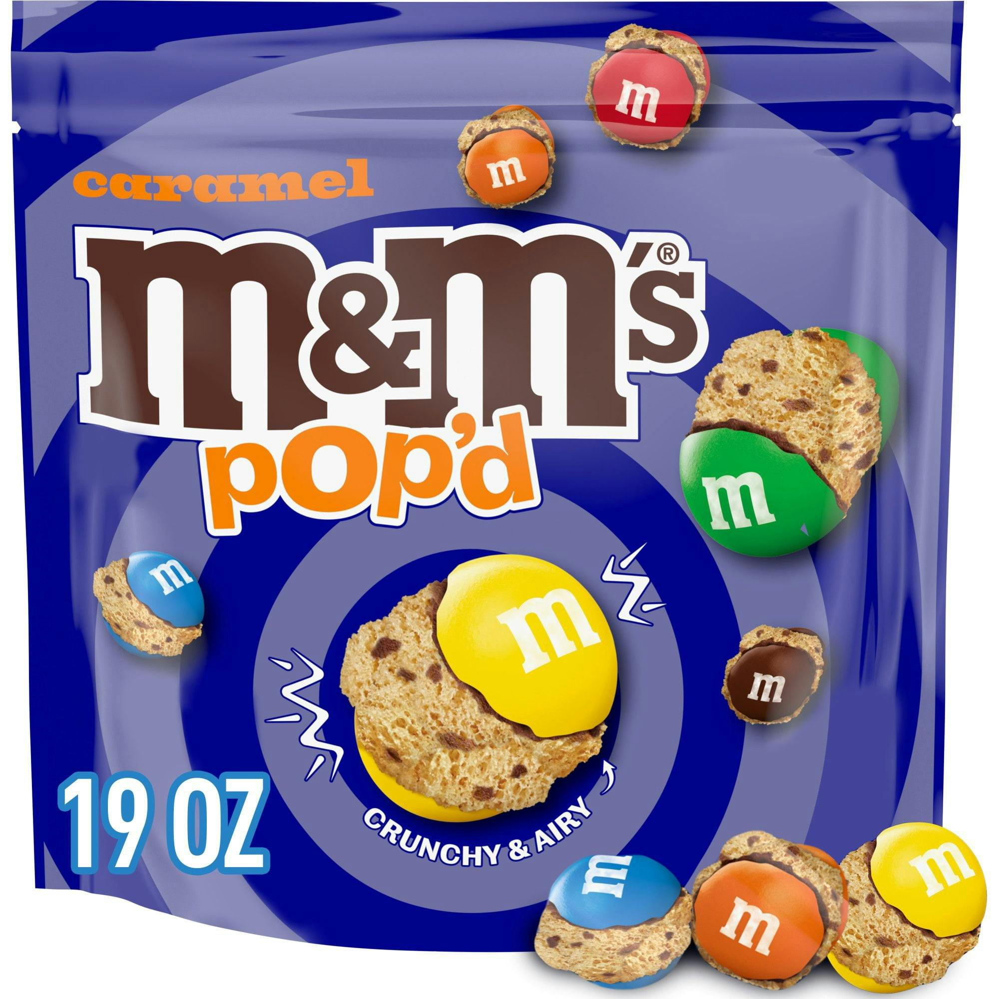 M&M'S Pop'd Caramel Candy Bag