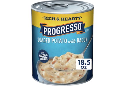 4 Progresso Soup Cans